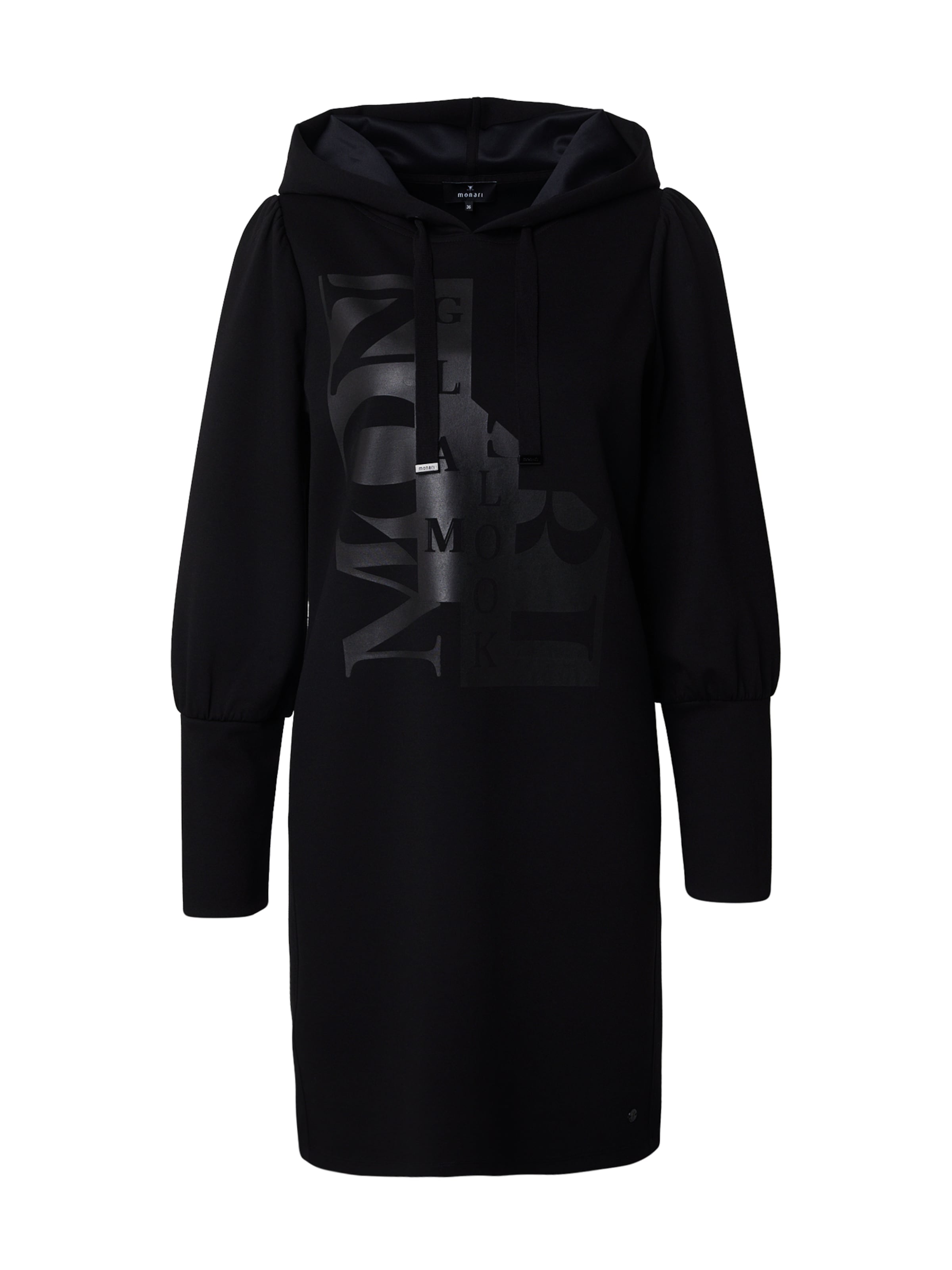 monari Šaty - Čierna: predná strana