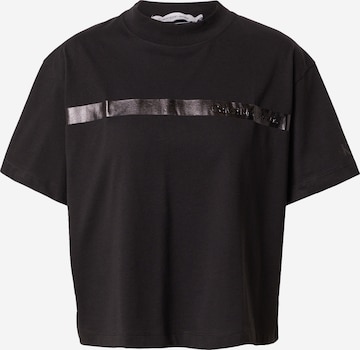 Calvin Klein Jeans T-Shirt in Schwarz: front