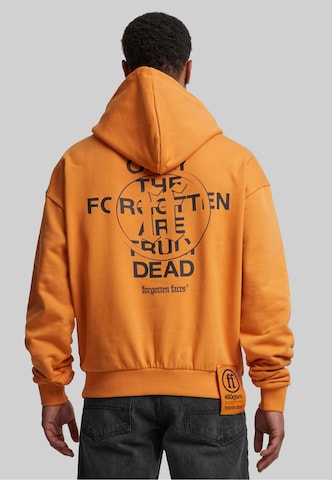 Forgotten Faces Sweatshirt 'Faded' in Orange