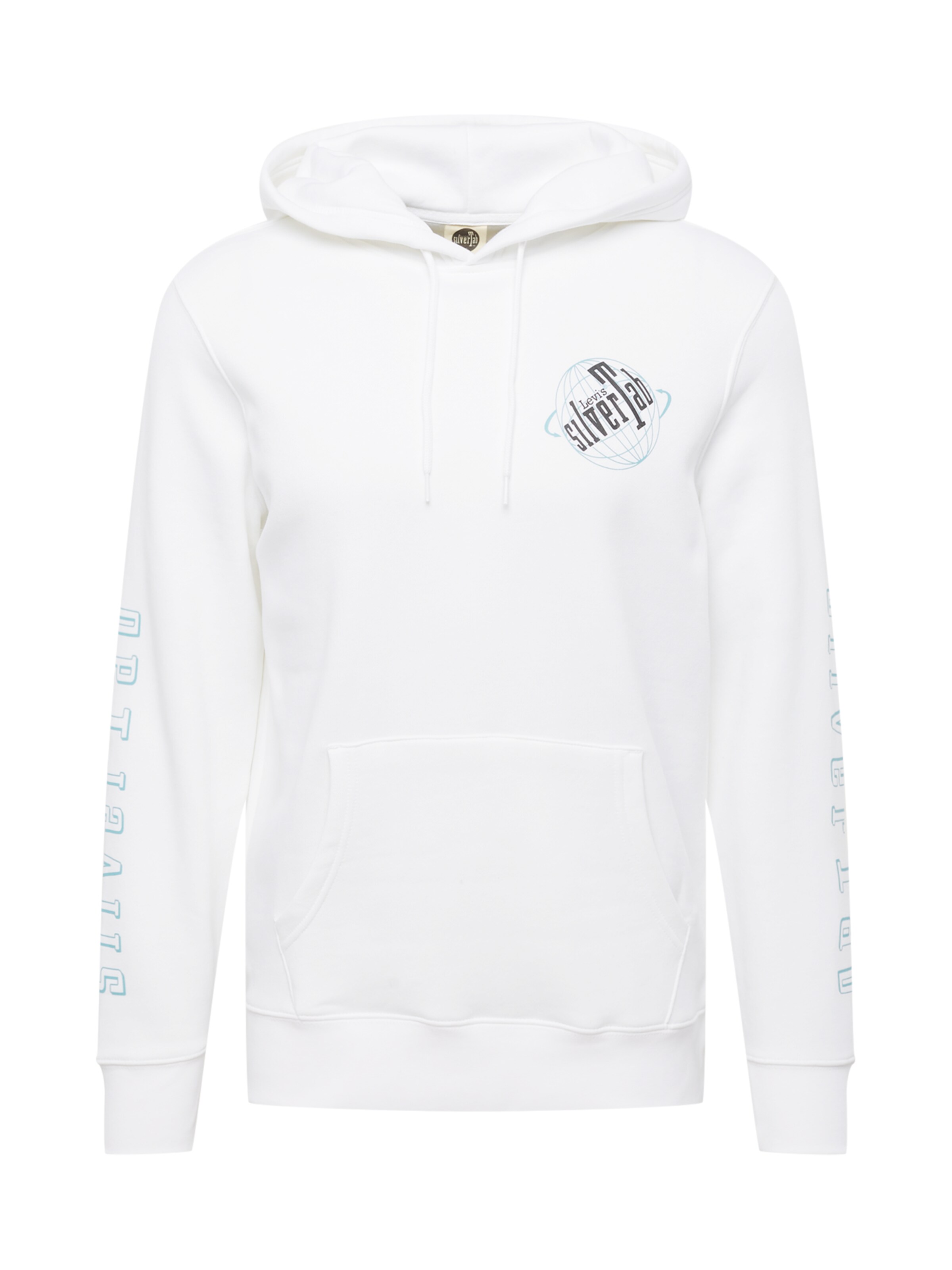 LEVI'S ® Mikina – bílá: přední strana