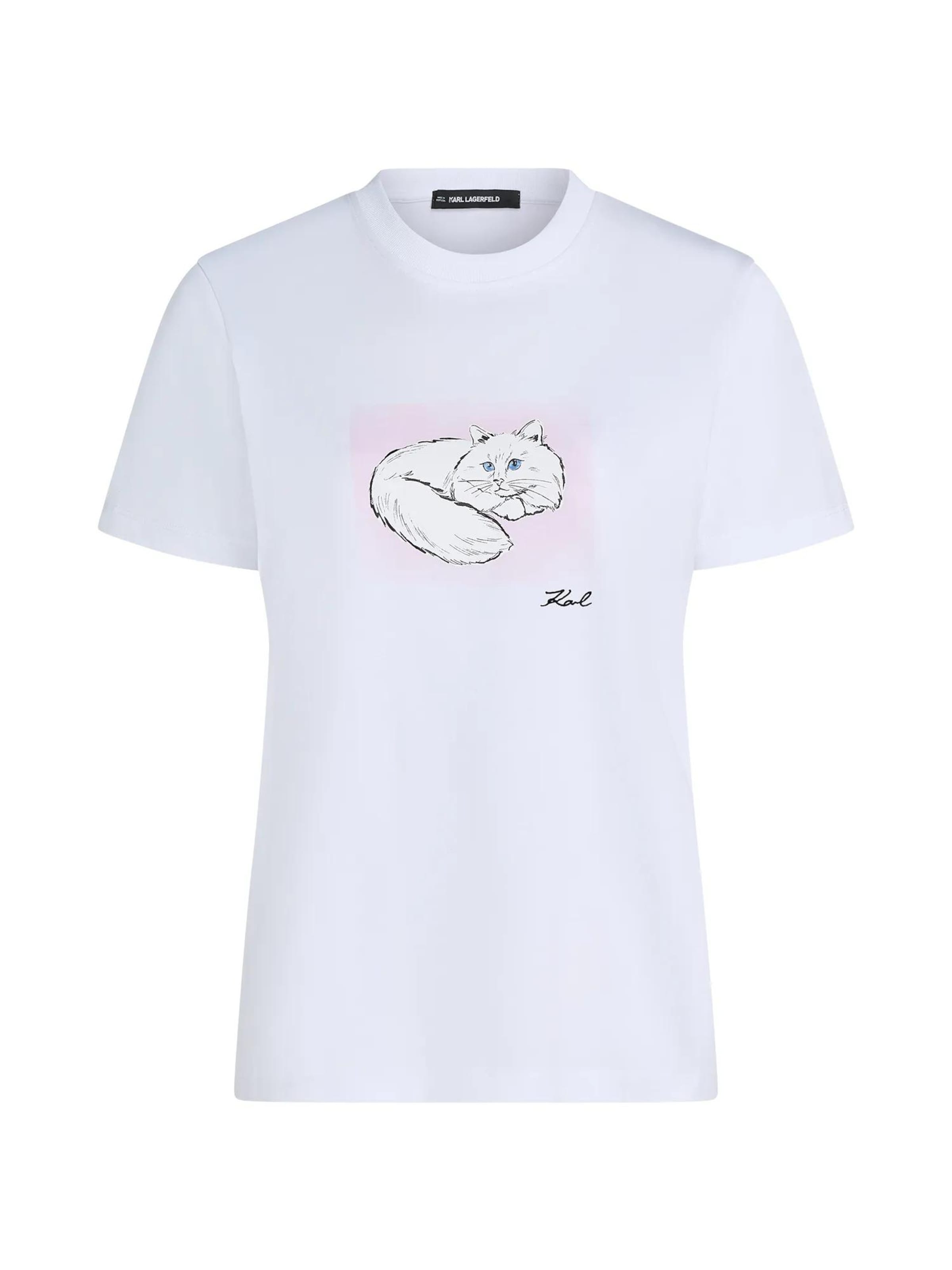Karl Lagerfeld Póló - fehér: elől