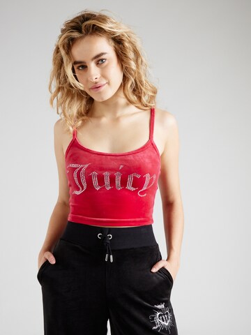 Juicy Couture Top 'RAIN' | rdeča barva: sprednja stran