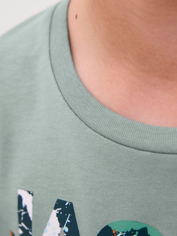 T-Shirt 'JJGEPLAS' Jack & Jones Junior en vert