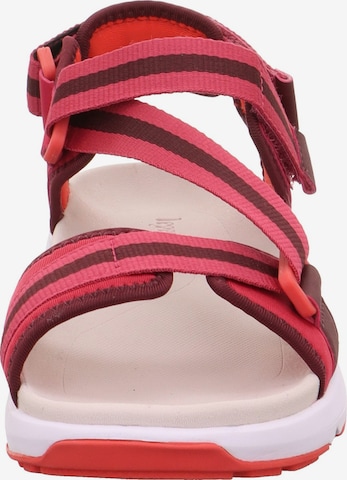 Legero Sandalen met riem in Rood