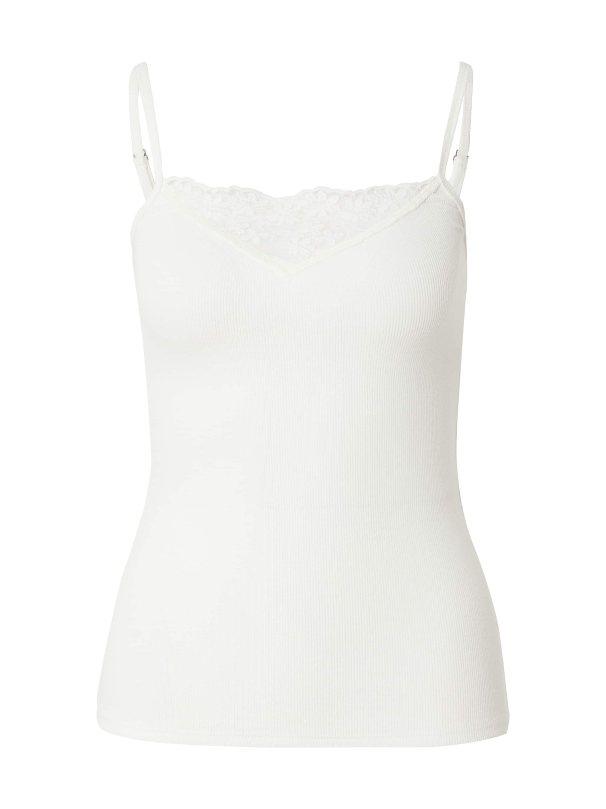 HOLLISTER Top - Biela: predná strana