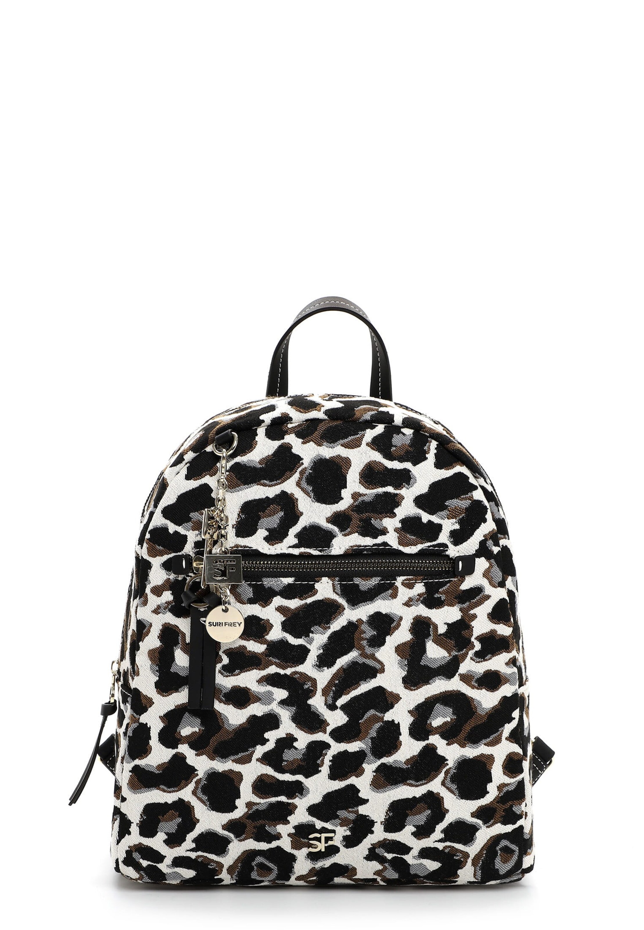 SURI FREY Zaino Donna SFY Tammy Animal – Sintetico Morbido, 30x32x12 Cm, Leggero, Approvato PETA Vegan