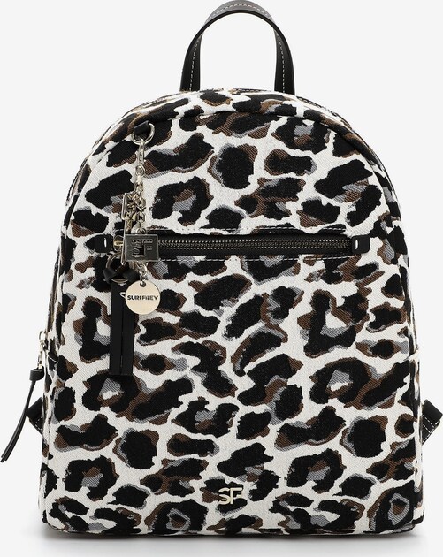 SURI FREY Zaino Donna SFY Tammy Animal – Sintetico Morbido, 30x32x12 Cm, Leggero, Approvato PETA Vegan