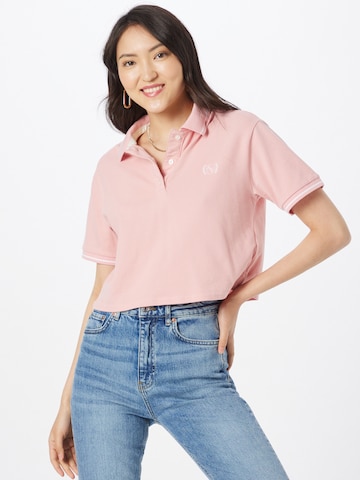 Abercrombie & Fitch Shirt 'APAC' in Pink: front