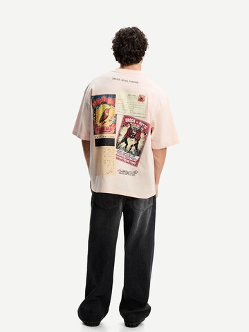 T-Shirt Bershka en rose
