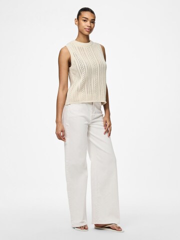 Pull-over 'PCNuka' PIECES en beige