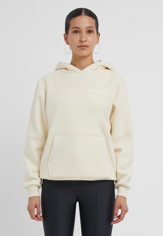 Miss Tee - Sudadera 'Back Around' en beige