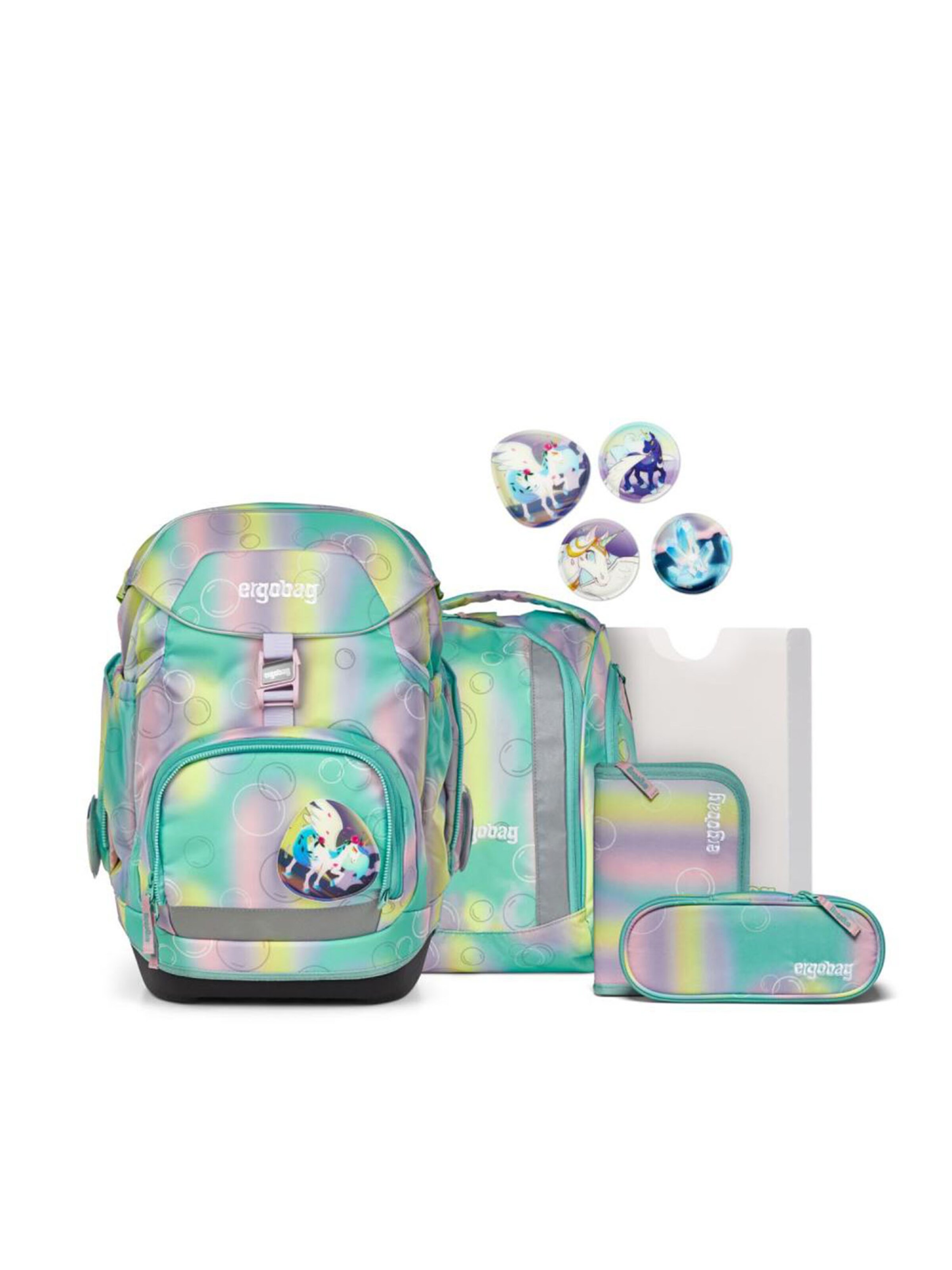 ergobag Rucksack 'Pack Schulrucksack'‌‌‌‌‌‌‌‌‌‌ in Blau: Vorderseite