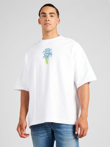 T-Shirt TOPMAN en blanc : devant