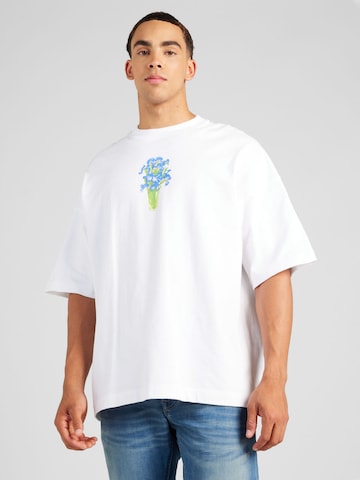TOPMAN Тениска в бяло: отпред