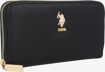 U.S. POLO ASSN. Portemonnaie 'New Jones' in Schwarz