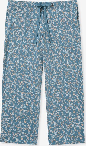 SCHIESSER Pajama Pants ' Mix & Relax ' in Blue: front