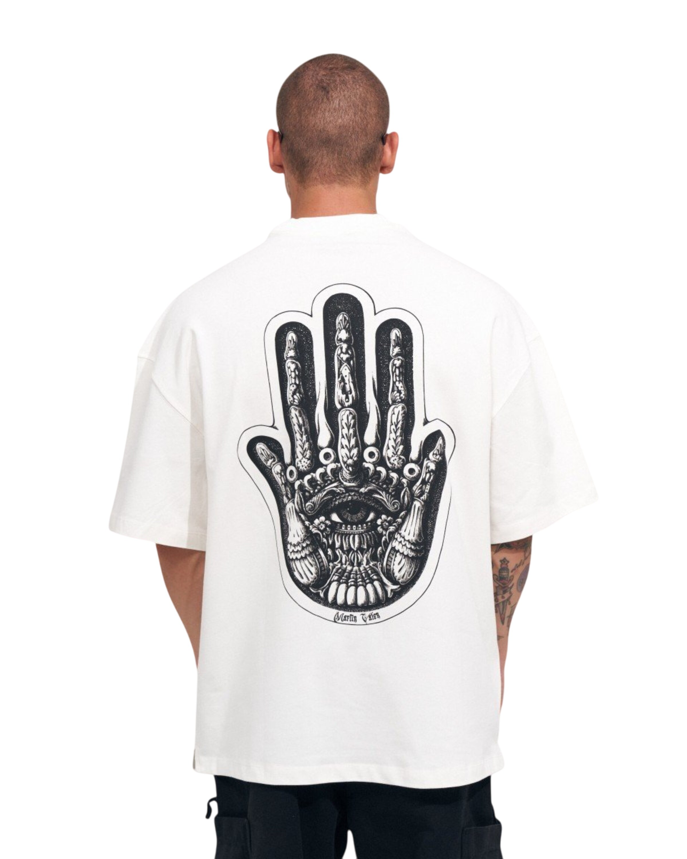 MARTIN VALEN Shirt in Wit: voorkant