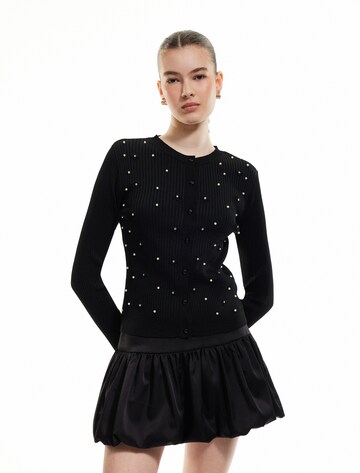 Koton Knit cardigan in Black: front