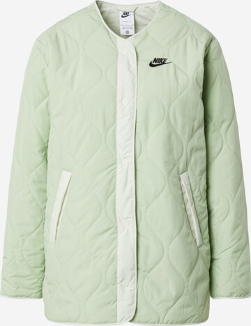 Nike Sportswear Tussenjas in Groen: voorkant