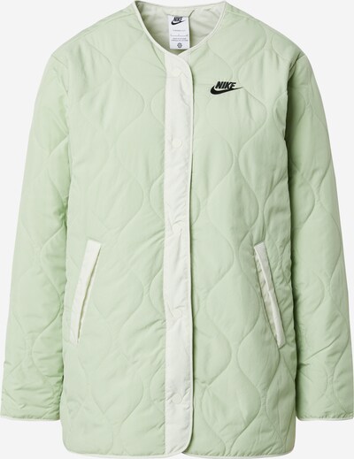 Nike Sportswear Starpsezonu jaka, krāsa - gaiši zaļš / melns, Preces skats