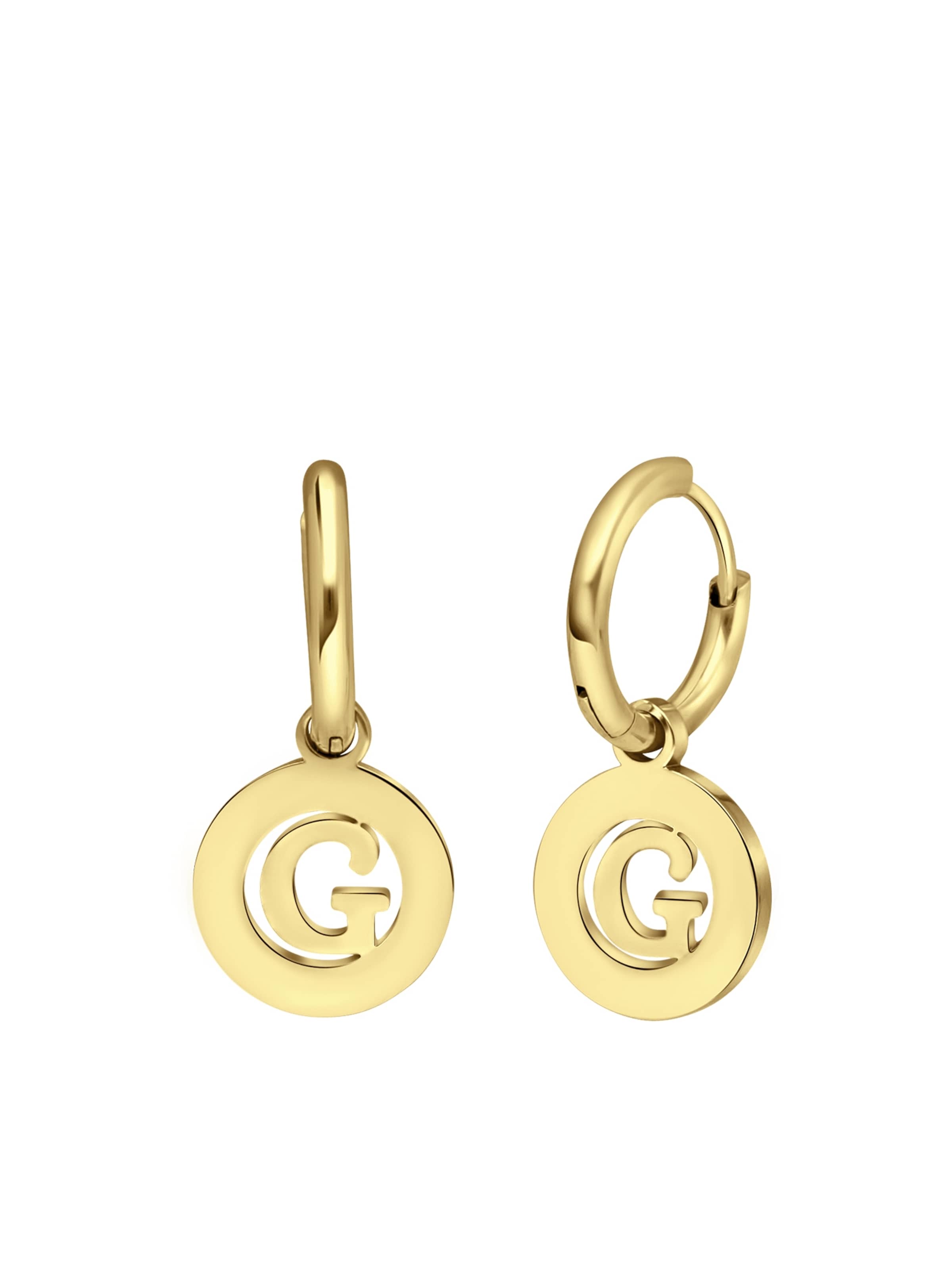 Lucardi Oorbellen in Goud: voorkant