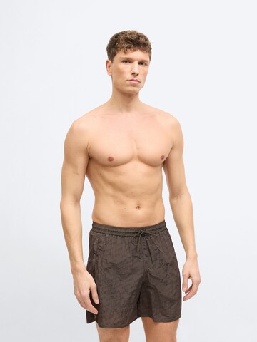 DIESEL Badshorts 'SPORT-41-UTLT' i brun