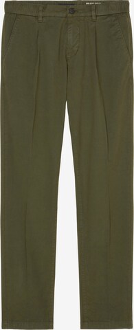 Marc O'Polo Pleat-Front Pants in Green: front