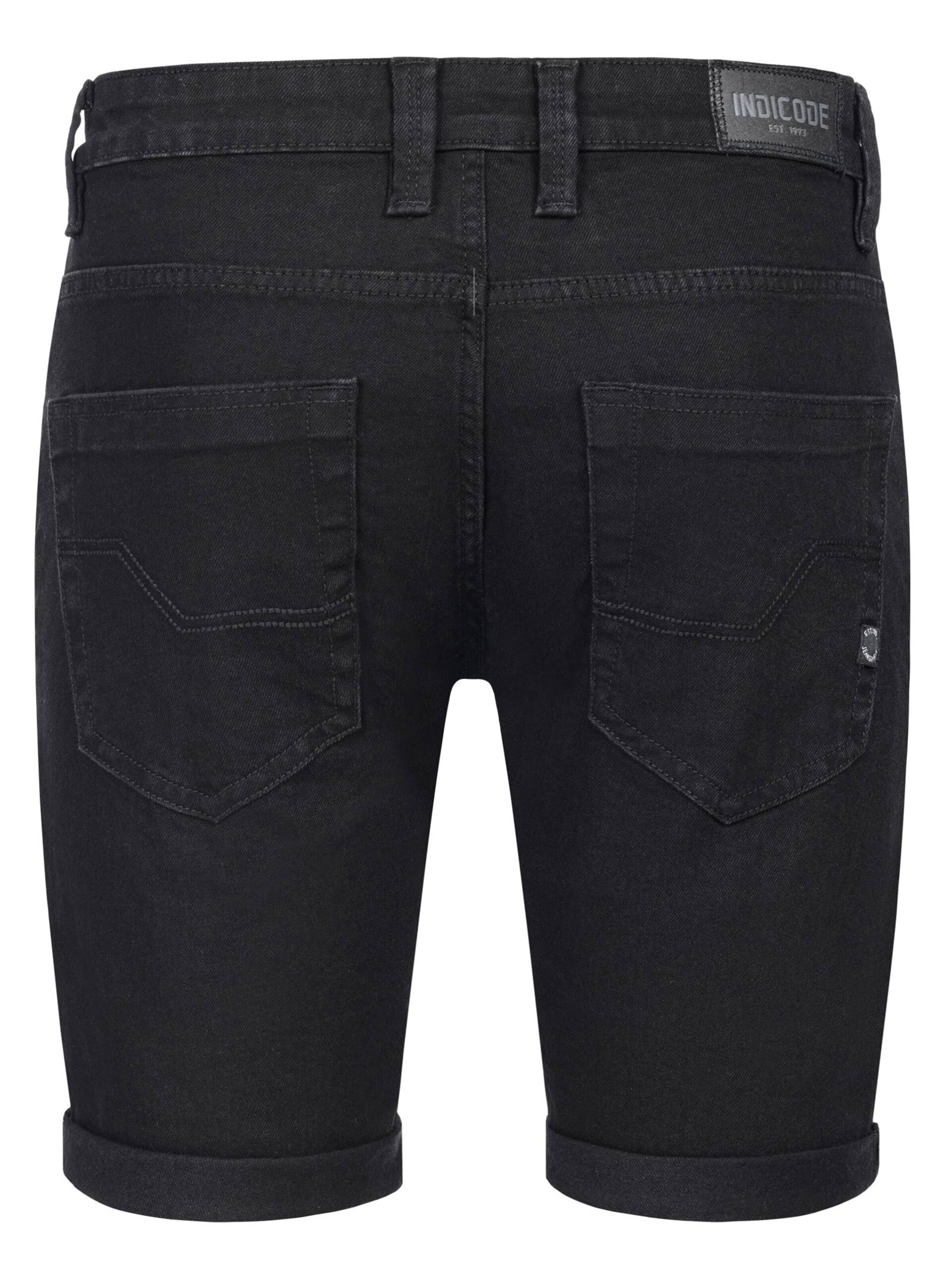 INDICODE JEANS Regular Broek in Zwart