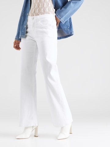 Wide leg Jeans 'Jacklyn' de la Dondup pe alb: față