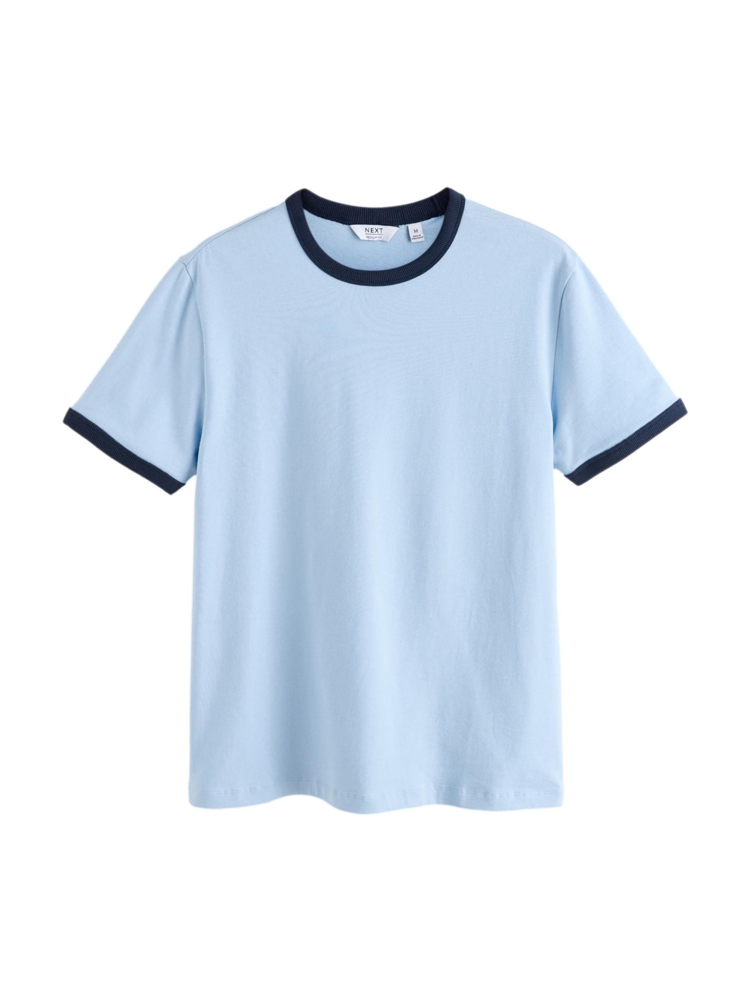 T-Shirt Next en bleu : devant