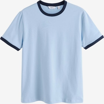 T-Shirt Next en bleu : devant
