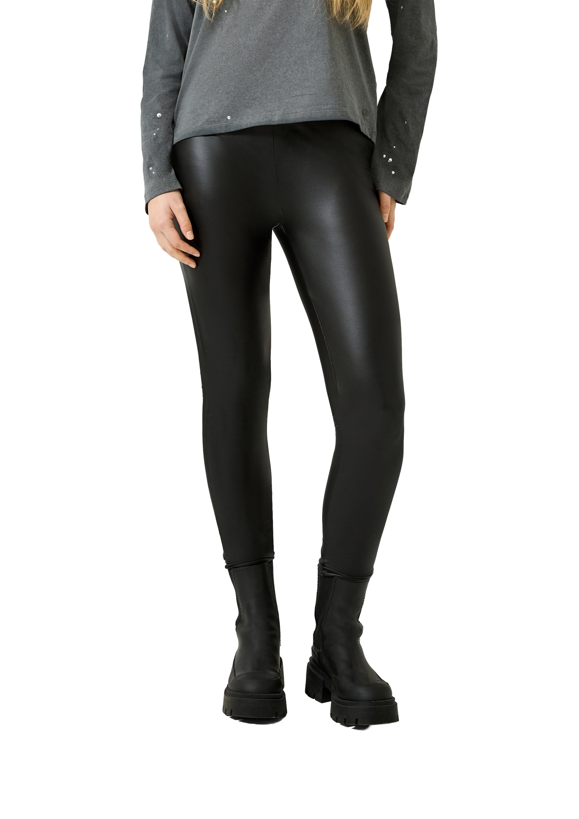 QS Regular Leggings in Zwart