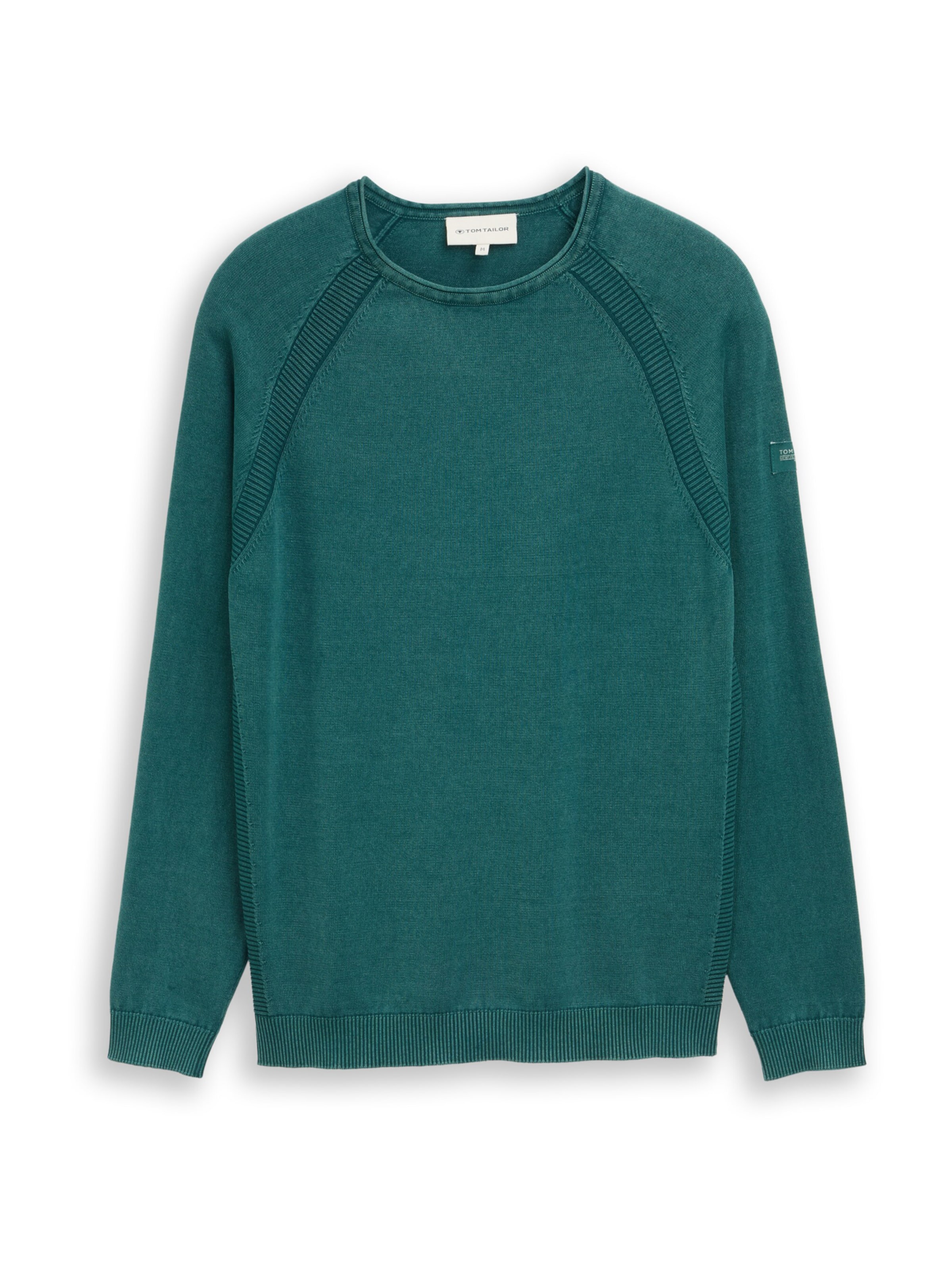 TOM TAILOR Sweater in Green: front
