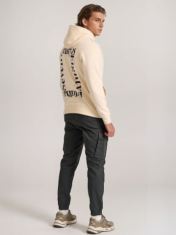 Sweat-shirt Funky Buddha en beige