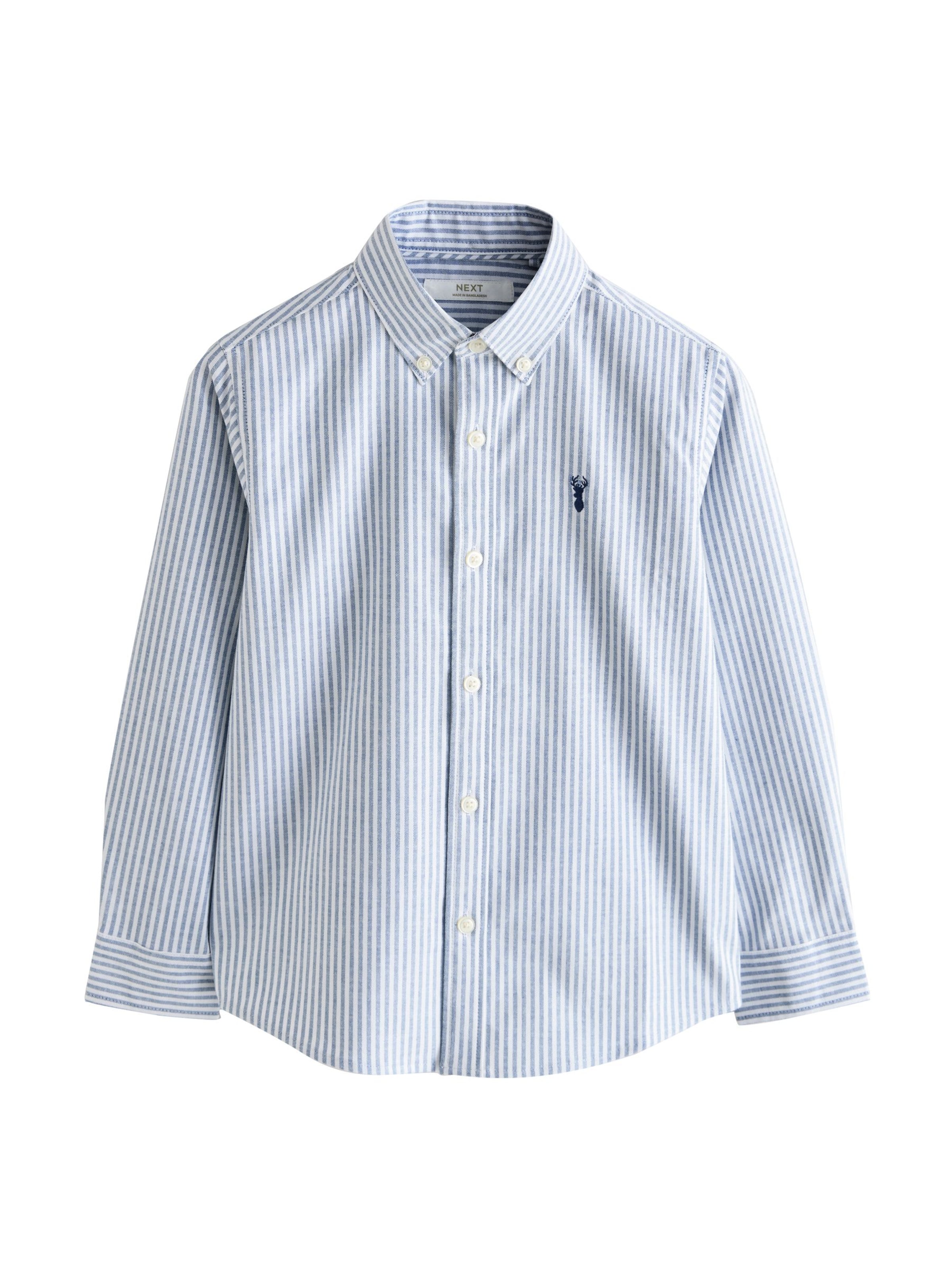 Next Средняя посадка Рубашка в Синий: спереди