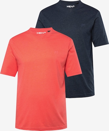 Men Plus Shirt in Blue: front