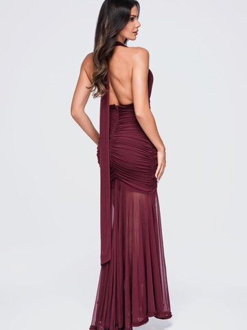 Ombre - Vestido de noche en rojo