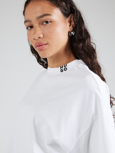 HUGO Paita 'Damelody' värissä musta / offwhite, Tuotenäkymä