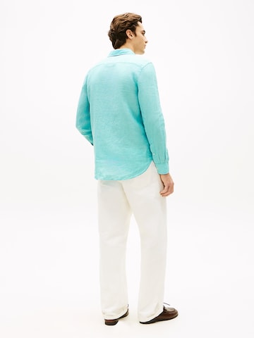 TOMMY HILFIGER Regular Fit Hemd in Blau