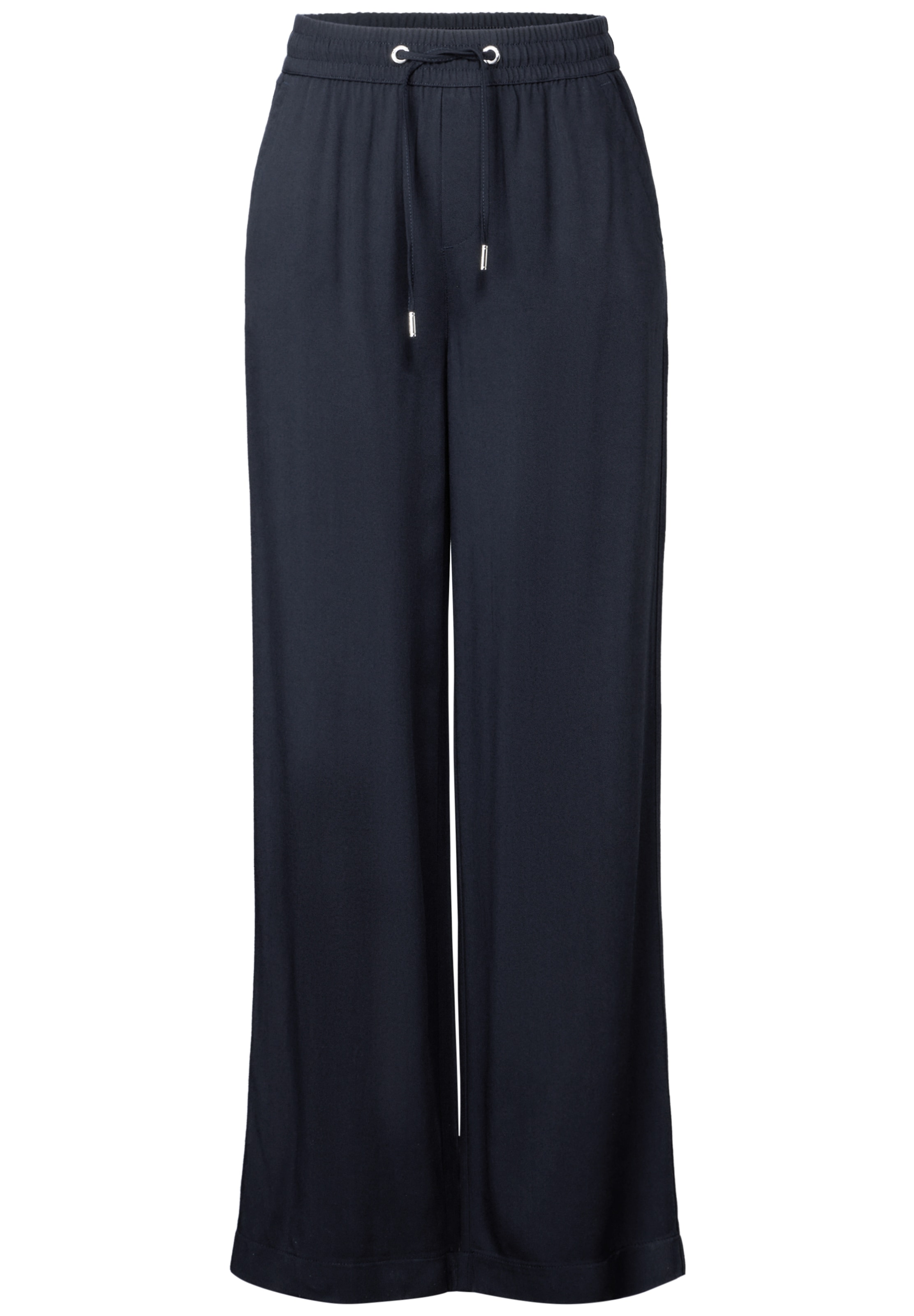 STREET ONE Loose fit Pants in Blue: front
