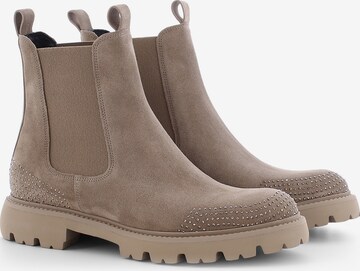 Kennel & Schmenger Chelsea boots 'PRINT' in Beige