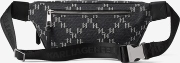 Borsetă 'Monogram Jacquard 2.0' de la Karl Lagerfeld pe gri