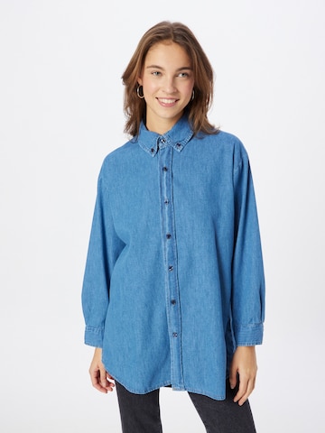 LTB Blouse 'RISSEY' in Blauw: voorkant