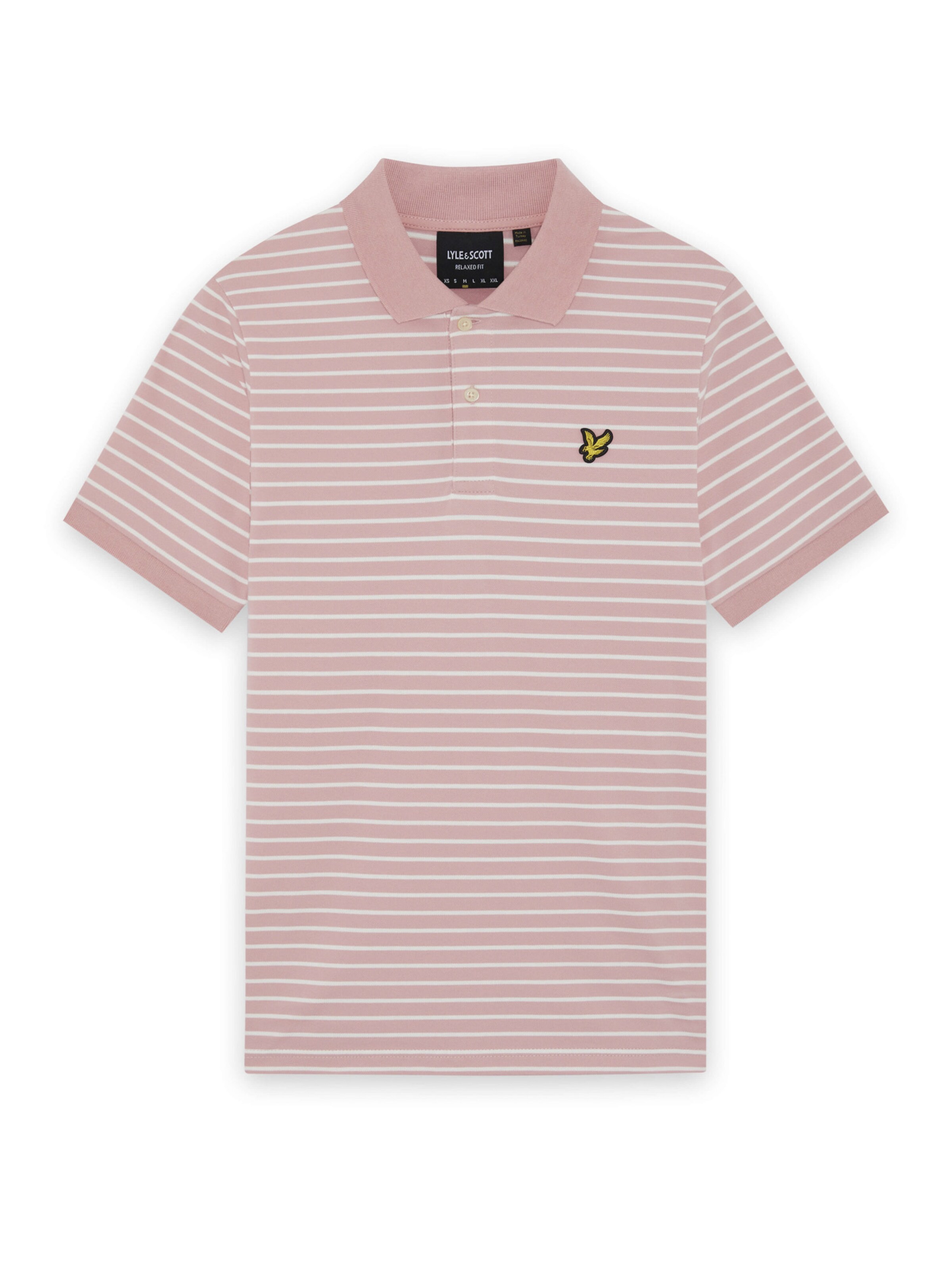 Lyle & Scott Shirt 'Breton' in Dusky pink / Off white, Item view
