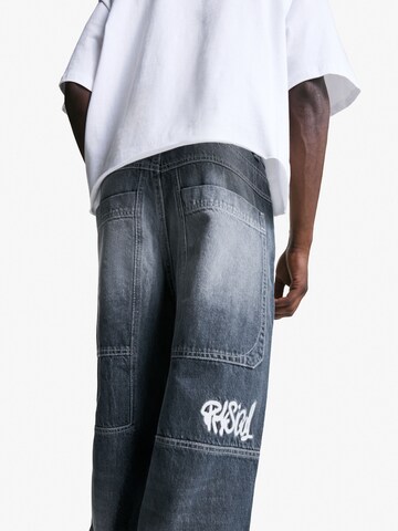 Baggy Jean Bershka en bleu