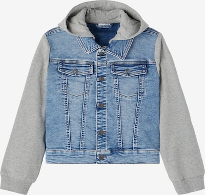 NAME IT Prechodná bunda 'Tobo' - modrá denim / sivá melírovaná, Produkt