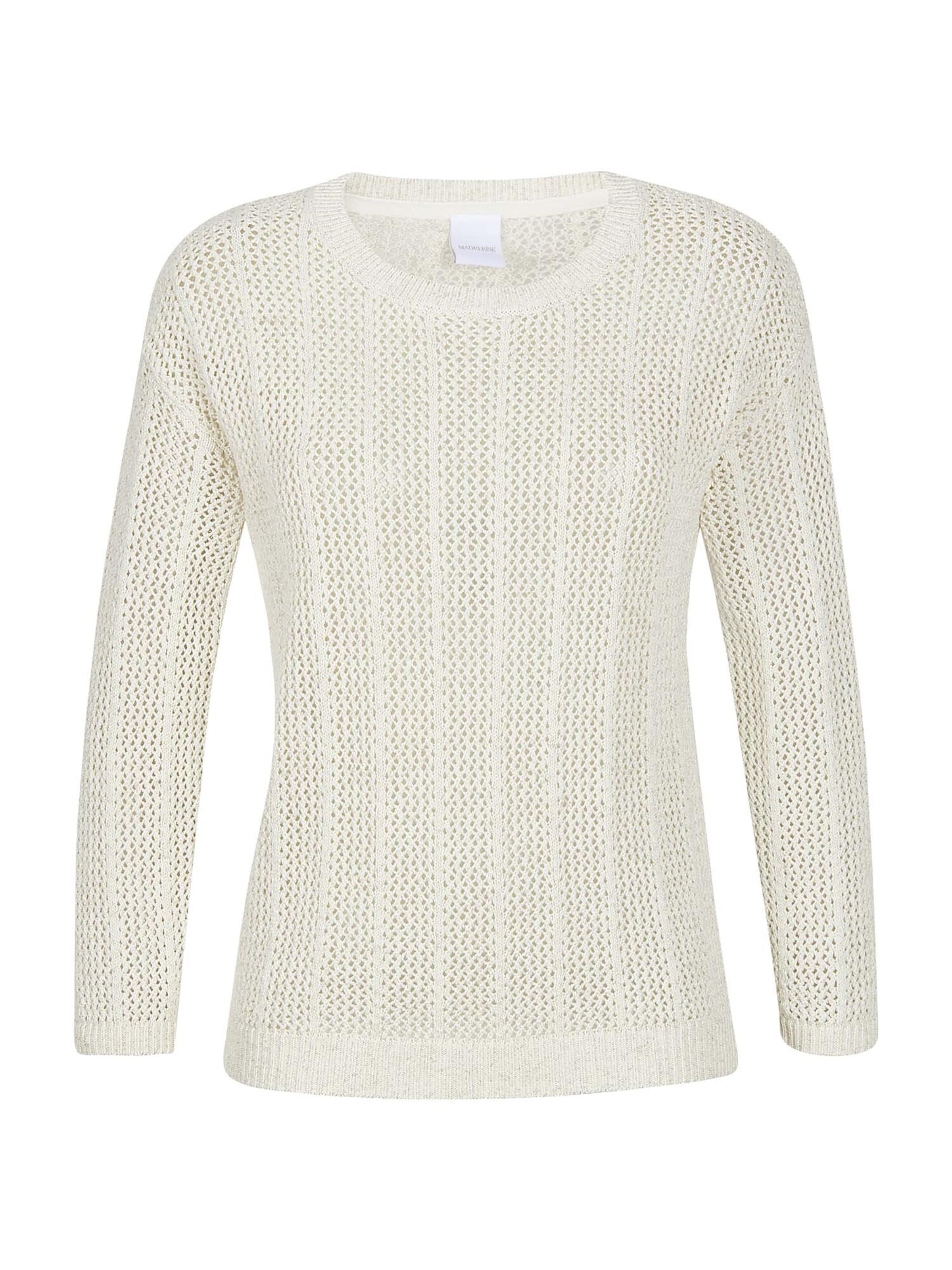 Pull-over MADELEINE en blanc : devant