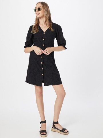 Moves Shirt Dress in Black