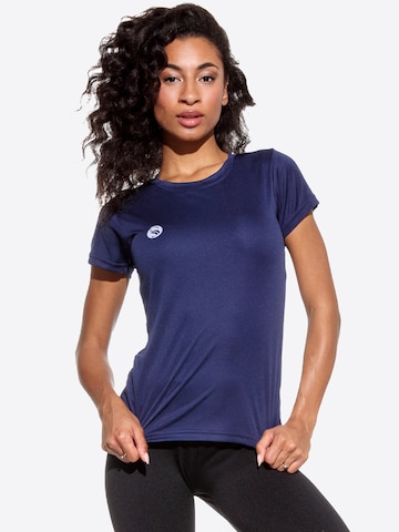 T-shirt fonctionnel Stark Soul en bleu : devant