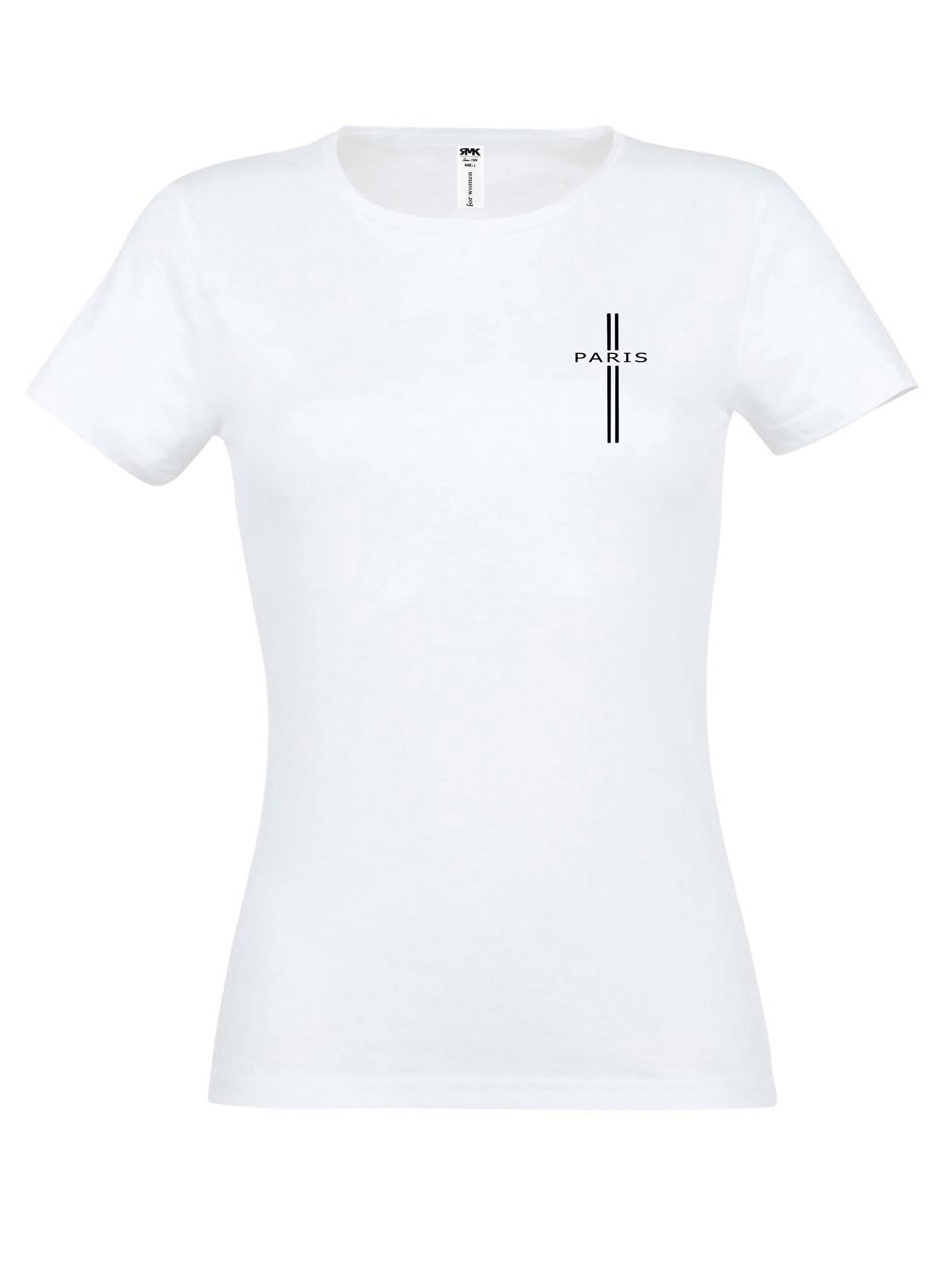 RMK Shirt 'Paris'‌‌‌‌‌‌‌‌‌‌ in Weiß: Vorderseite